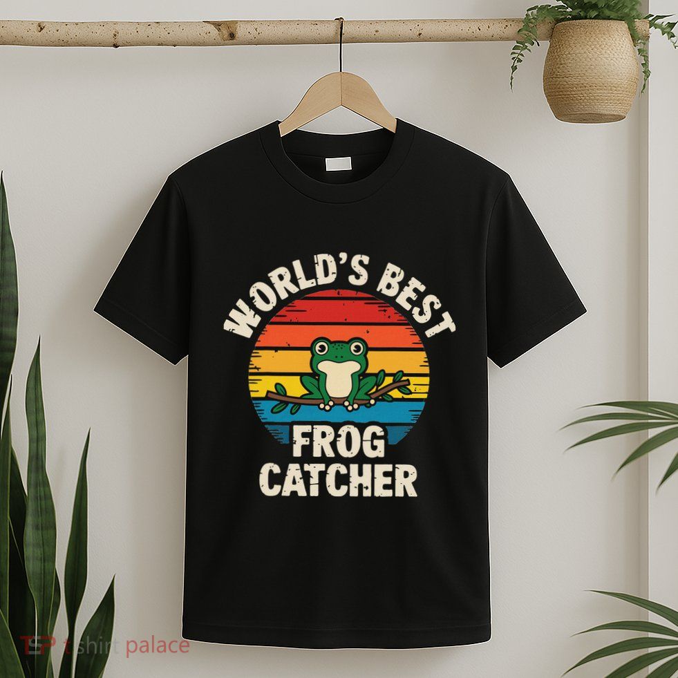 Worlds Best Frog Catcher Frog T-Shirt