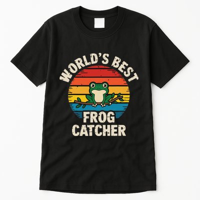 Worlds Best Frog Catcher Frog Tall T-Shirt