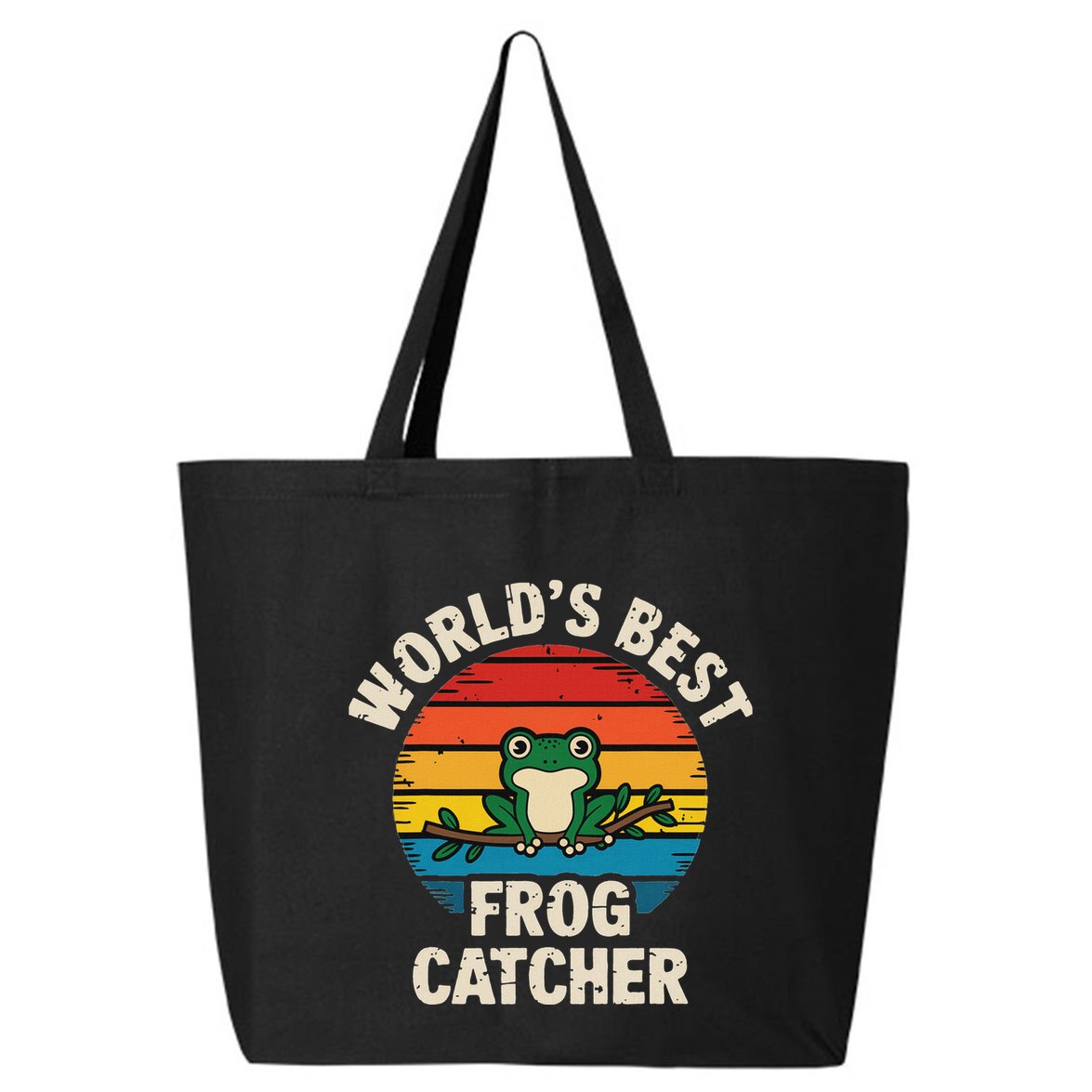 Worlds Best Frog Catcher Frog 25L Jumbo Tote