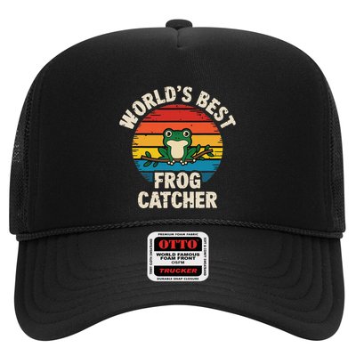 Worlds Best Frog Catcher Frog Trucker Hat