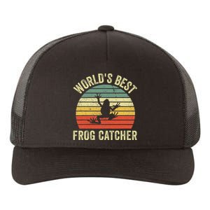 WorldS Best Frog Catcher Frog Hunter Yupoong Adult 5-Panel Trucker Hat