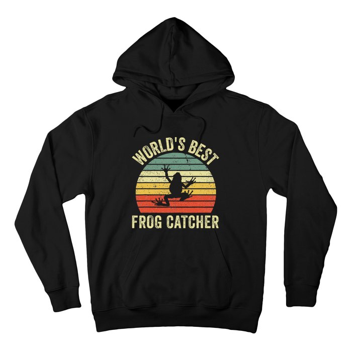 WorldS Best Frog Catcher Frog Hunter Hoodie