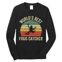 WorldS Best Frog Catcher Frog Hunter Long Sleeve Shirt