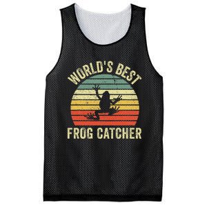 WorldS Best Frog Catcher Frog Hunter Mesh Reversible Basketball Jersey Tank