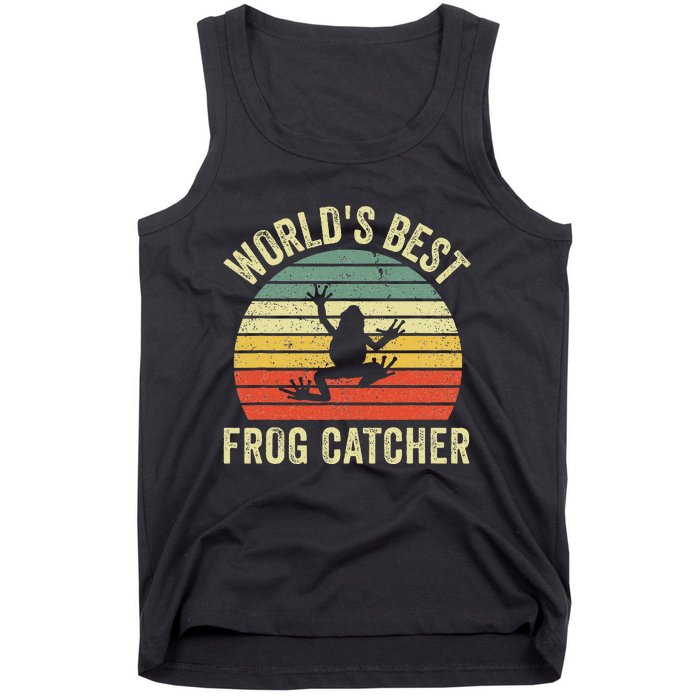 WorldS Best Frog Catcher Frog Hunter Tank Top