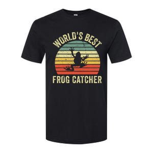 WorldS Best Frog Catcher Frog Hunter Softstyle CVC T-Shirt