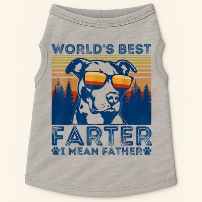 Worlds Best Farter I Mean Father Best Dad Ever Cool Dog Doggie Tank