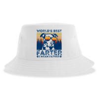 Worlds Best Farter I Mean Father Best Dad Ever Cool Dog Sustainable Bucket Hat