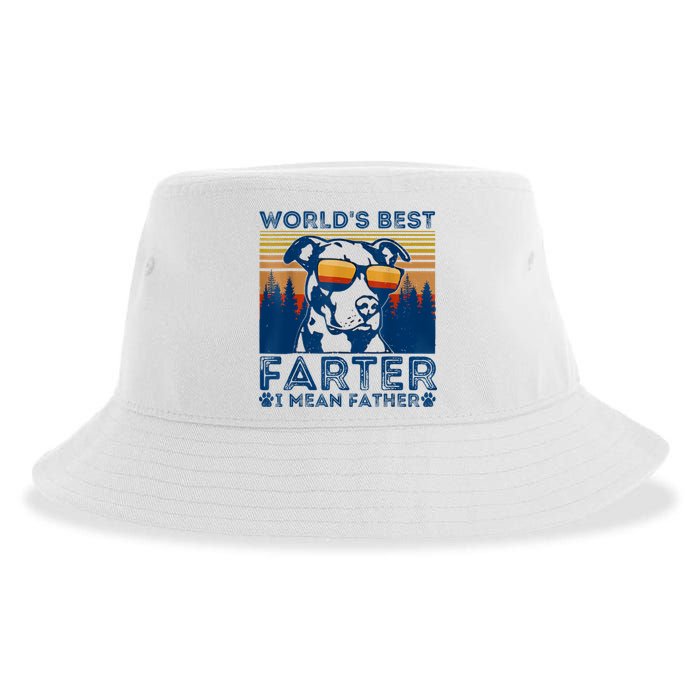 Worlds Best Farter I Mean Father Best Dad Ever Cool Dog Sustainable Bucket Hat