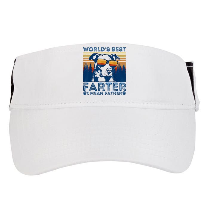 Worlds Best Farter I Mean Father Best Dad Ever Cool Dog Adult Drive Performance Visor