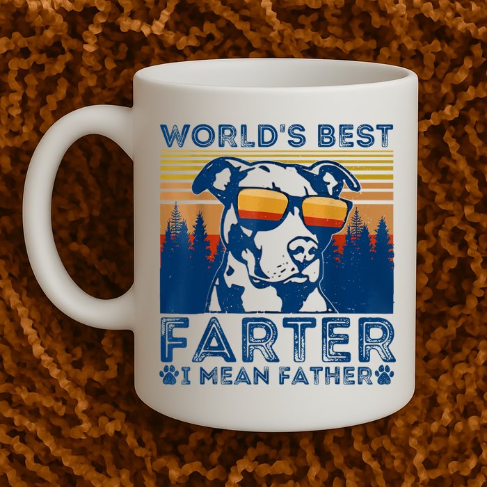 Worlds Best Farter I Mean Father Best Dad Ever Cool Dog Mug