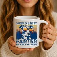 Worlds Best Farter I Mean Father Best Dad Ever Cool Dog Mug