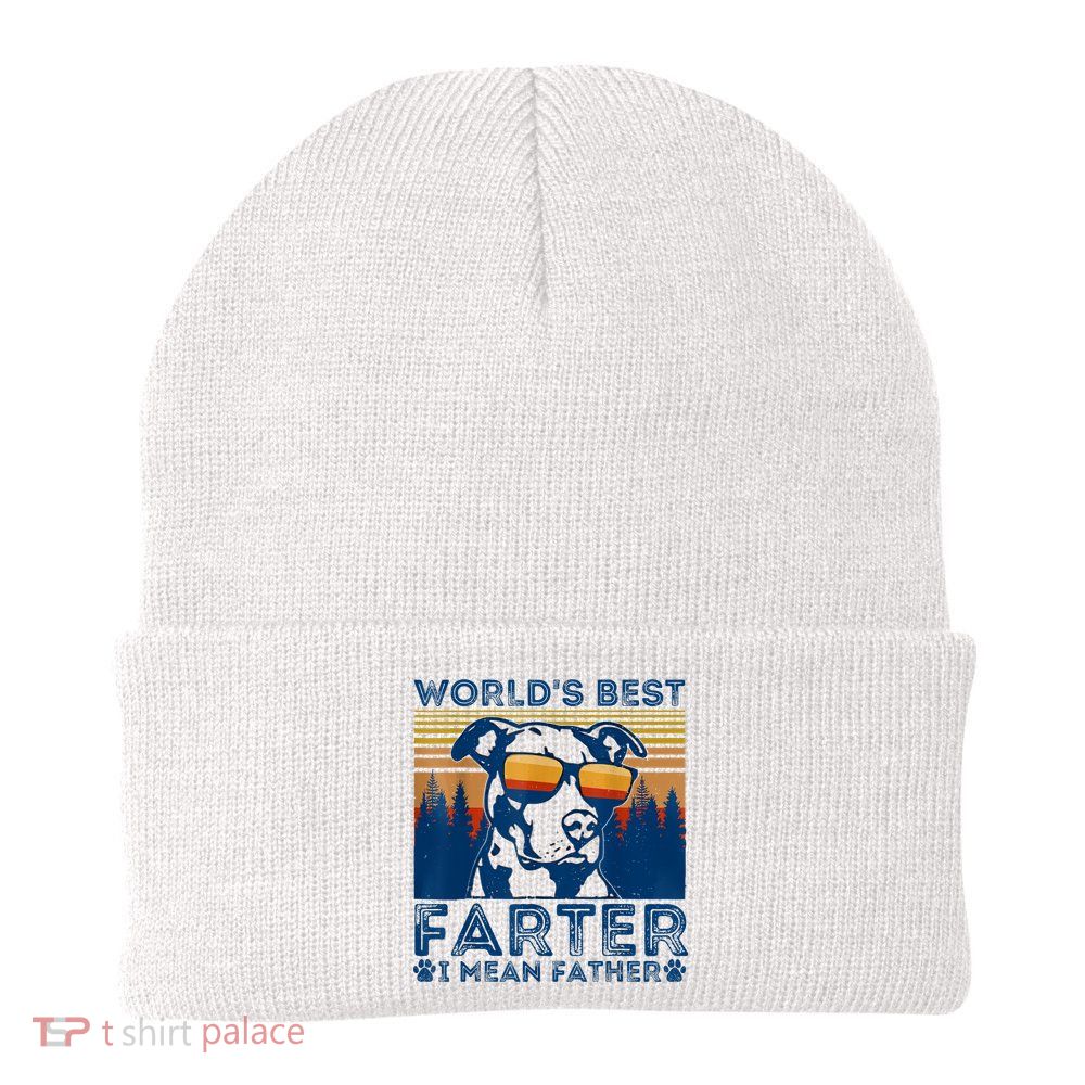 Worlds Best Farter I Mean Father Best Dad Ever Cool Dog Beanie