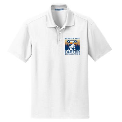 Worlds Best Farter I Mean Father Best Dad Ever Cool Dog Dry Zone Grid Polo
