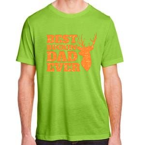 Whitetail Buck Funny Deer Hunting Seasons Best Dad Ever Adult ChromaSoft Performance T-Shirt