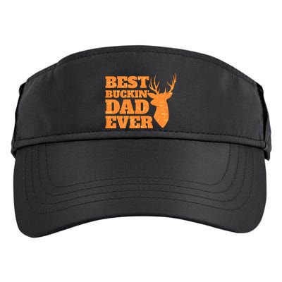 Whitetail Buck Funny Deer Hunting Seasons Best Dad Ever Adult Drive Performance Visor