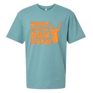 Whitetail Buck Funny Deer Hunting Seasons Best Dad Ever Sueded Cloud Jersey T-Shirt