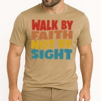 Walk By Faith Not By Sight God Faith Jesus 1 Cooling Performance Crew T-Shirt