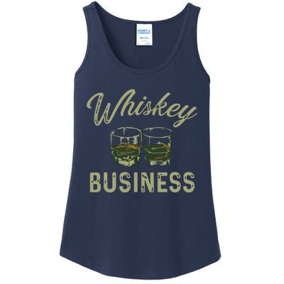 Whiskey Business Funny Vintage Shot Glasses Alcohol Drinking Ladies Essential Tank