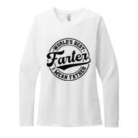 World's Best Farter I Mean Father Funny Father's Day Dad Womens CVC Long Sleeve Shirt