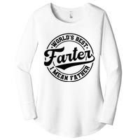 World's Best Farter I Mean Father Funny Father's Day Dad Women's Perfect Tri Tunic Long Sleeve Shirt