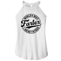 World's Best Farter I Mean Father Funny Father's Day Dad Women's Perfect Tri Rocker Tank