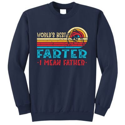 Worlds Best Farter I Mean Father Pomeranian Dad Fathers Sweatshirt