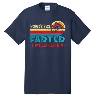 Worlds Best Farter I Mean Father Pomeranian Dad Fathers Tall T-Shirt