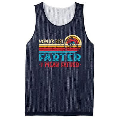 Worlds Best Farter I Mean Father Pomeranian Dad Fathers Mesh Reversible Basketball Jersey Tank