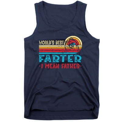 Worlds Best Farter I Mean Father Pomeranian Dad Fathers Tank Top