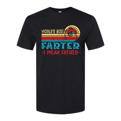 Worlds Best Farter I Mean Father Pomeranian Dad Fathers Softstyle CVC T-Shirt