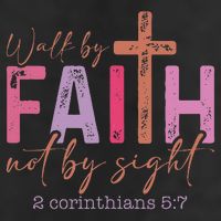 Walk By Faith Not By Sight God Faith Jesus 2 7 Panel Mesh Trucker Snapback Hat