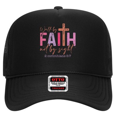 Walk By Faith Not By Sight God Faith Jesus 2 Trucker Hat