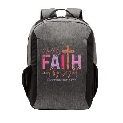 Walk By Faith Not By Sight God Faith Jesus 2 Vector Backpack