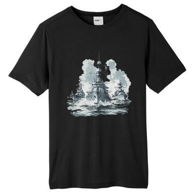 Warship Battleship Formation Naval Warfare Tall Fusion ChromaSoft Performance T-Shirt