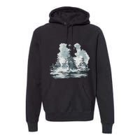 Warship Battleship Formation Naval Warfare Premium Hoodie