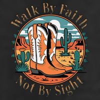 Walk By Faith Not By Sight Western Boots 15oz Campfire Ceramic Mug