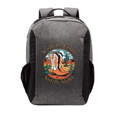 Walk By Faith Not By Sight Western Boots Vector Backpack
