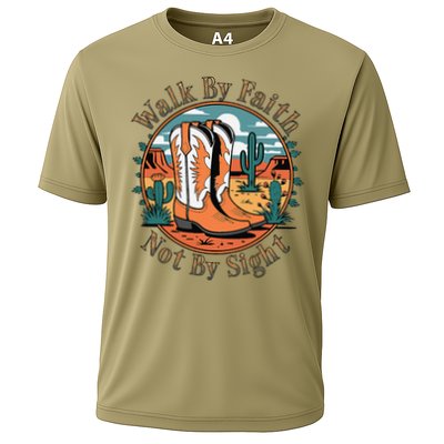 Walk By Faith Not By Sight Western Boots Performance Shirt