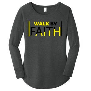 Walk By Faith Women's Perfect Tri Tunic Long Sleeve Shirt