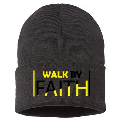 Walk By Faith Sustainable Knit Beanie