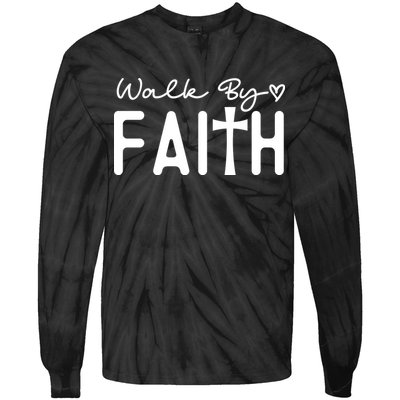 Walk By Faith , Faith T Tie-Dye Long Sleeve Shirt