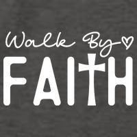 Walk By Faith , Faith T Vector Backpack