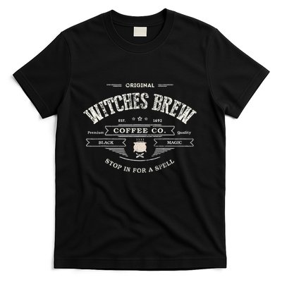 Witches Brew Funny 1692 Coffee Company Black Magic Co T-Shirt