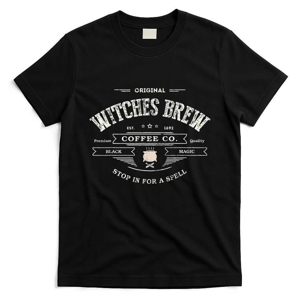 Witches Brew Funny 1692 Coffee Company Black Magic Co T-Shirt