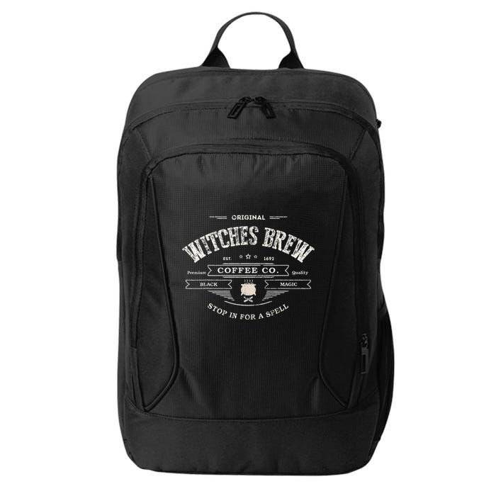 Witches Brew Funny 1692 Coffee Company Black Magic Co City Backpack