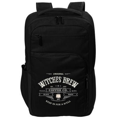 Witches Brew Funny 1692 Coffee Company Black Magic Co Impact Tech Backpack