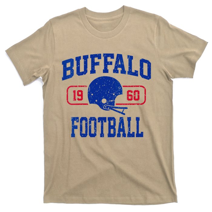 Women Buffalo Football Athletic Vintage Sports Team Fan Gift T-Shirt