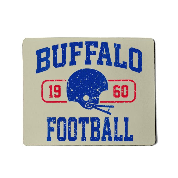 Women Buffalo Football Athletic Vintage Sports Team Fan Gift Mousepad