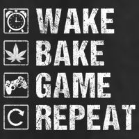 Wake Bake Game Repeat Video Game Weed Smoker Pot Gift Cool Comfort Performance Bucket Hat